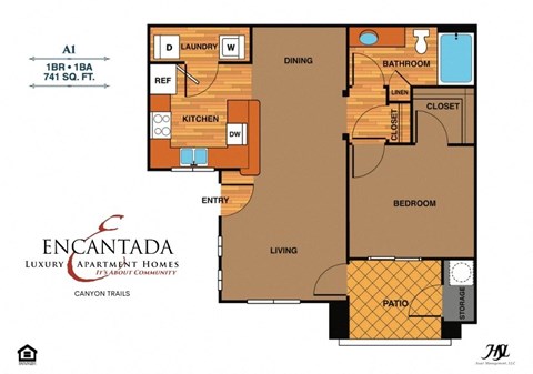 Canyon Trails A1 Floor plan